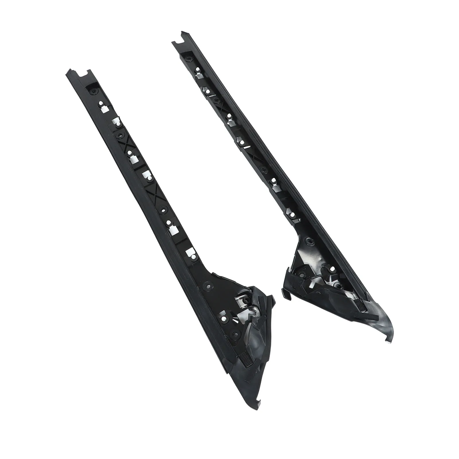 Front Windshield A Pillar Molding Trim Pair for Explorer 2011-2015 windshield molding trim