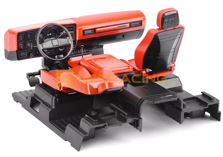 Grc-1/10 Rc 자동차 트랙스 Trx4 K5 블레이저 인테리어 파이오니어 1979 시뮬레이션 센터 콘솔 시트 개조 부품, rc카 트랙스 Trx4 K5 블레이저