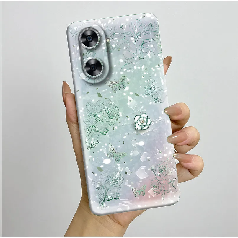Aesthetic Flowers Silicone Soft Protective Phone Case