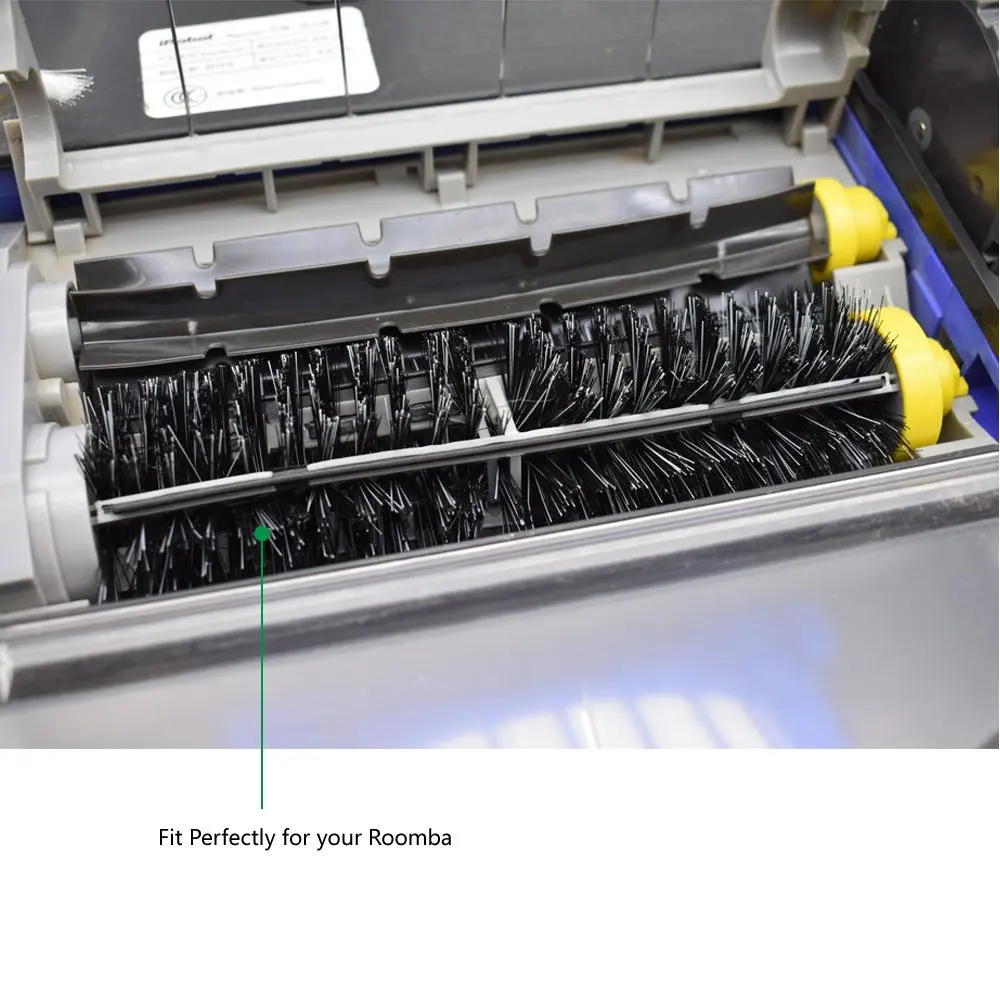 Spazzola Principale di Ricambio per Aspirapolvere iRobot Roomba Serie 600 (605, 610, 614, 615, 616, 620, 625, 630, 631) - Spazzola a Rullo con Setole - immagine 4