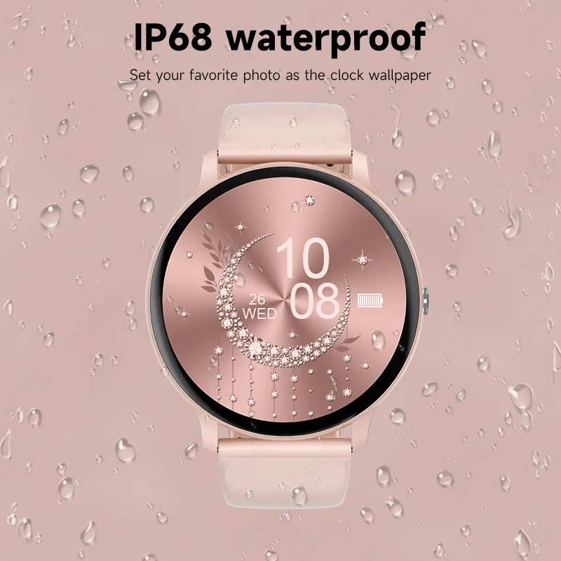 LIGE Smart Watch Women Men Bluetooth Call Sports Fitness Watches Heart Rate Health Monitor Smartwatch Ladies For Android iOS New 3