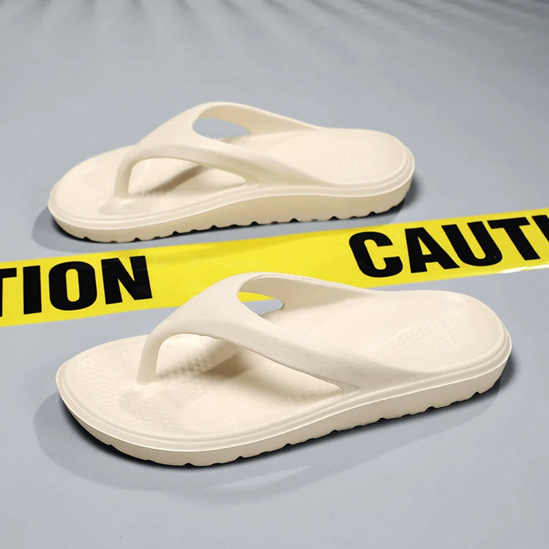 Men's Flip Flops Summer Casual Stylish Simple Male Shoes Flip Flops Daily Outdoor Beach Comfortable Sandals for Men - 4