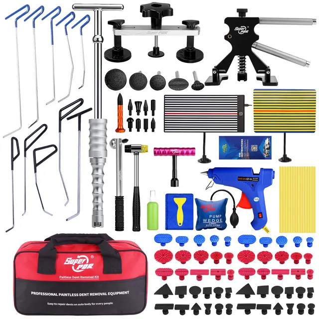 Kit Rimozione Ammaccature Auto - Strumenti In Acciaio Per Riparazione Senza Vernice, 21cm - Foto 5