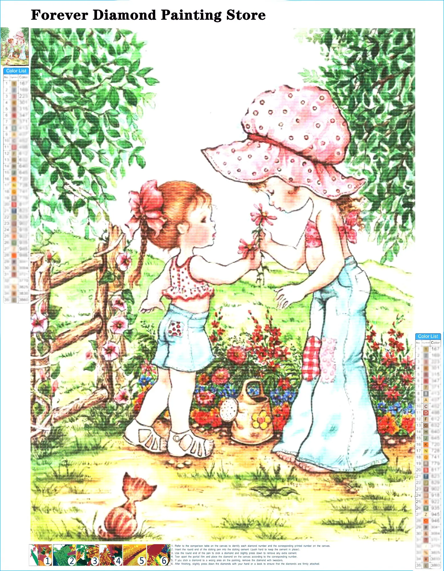 Yoimckay 5D Diamond Painting Kit 30x40cm - DIY Diamantbild Mit Strasssteinen