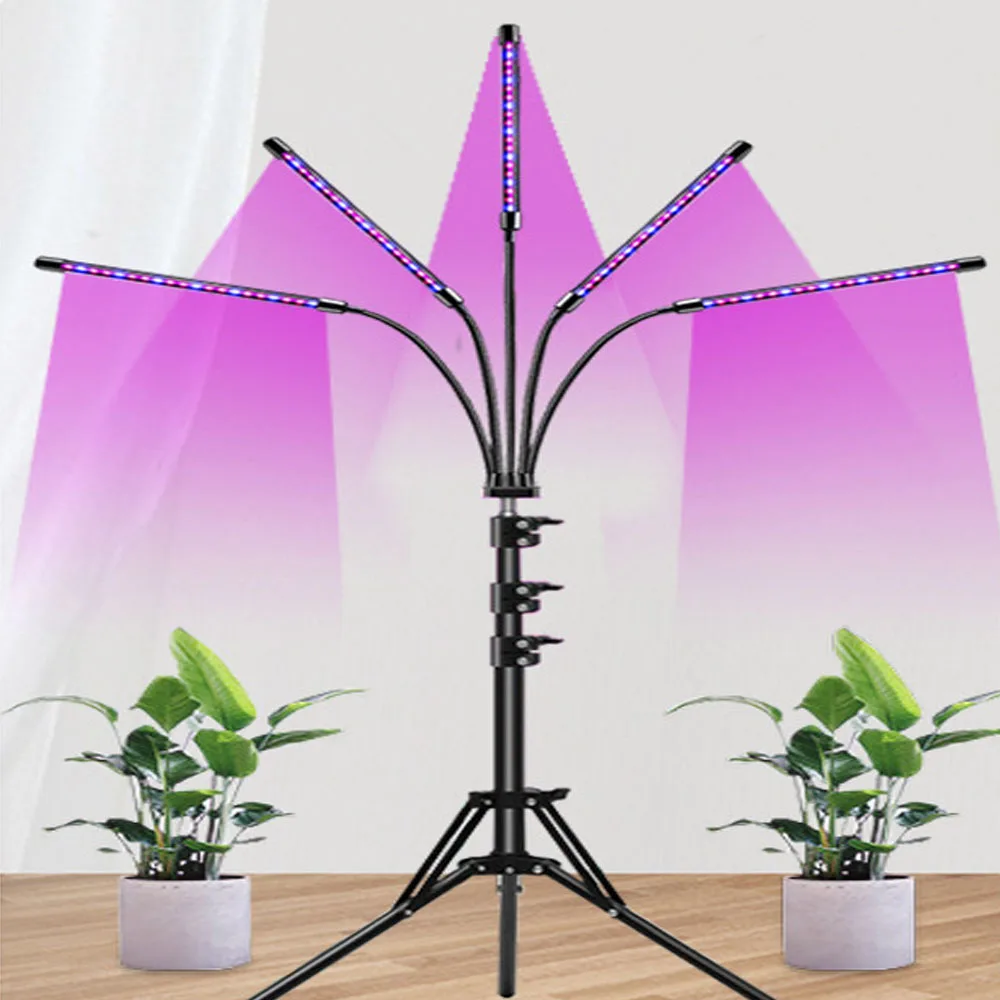 Treppiede Usb Phyto Lamp Full Spectrum Hydroponics Bulb Led Grow Light Piante Da Interno Lampada Serra Veg Flower Phytolamp Grow Box