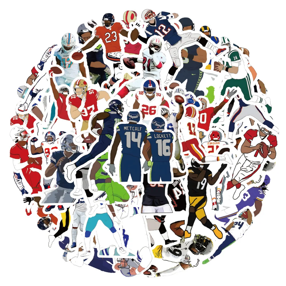 NFL Player Sticker Set 4