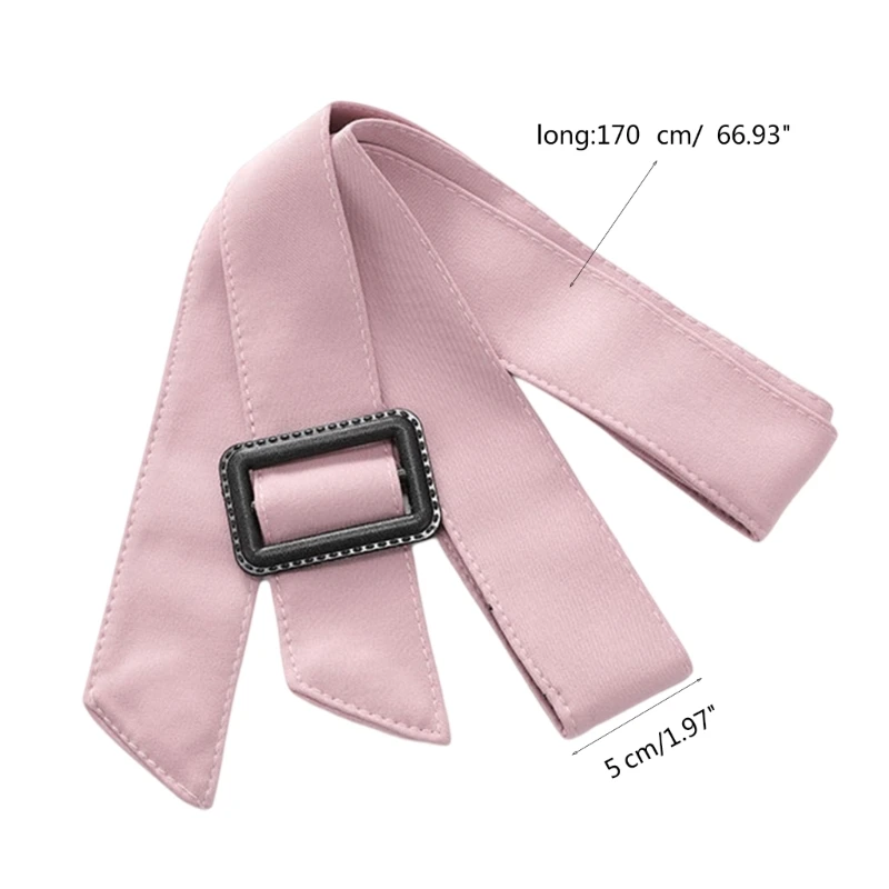 Cintura Larga Donna 5 Cm – Senza Fori, Per Trench E Vestiti, Lunghezza 155 Cm - 2