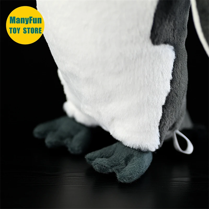 King Penguin Plush Toy High Fidelity Emperor Penguin Plushie Penguin Peluche Lifelike Stuffed Animals Simulation Doll Kawai Toys 6