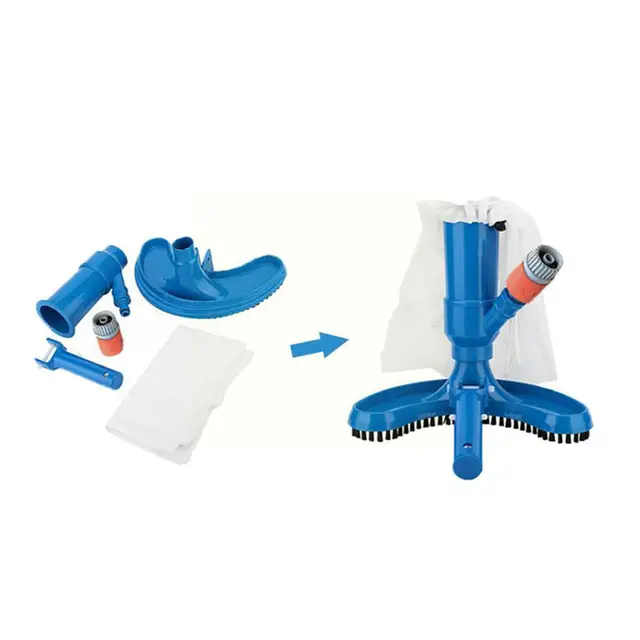 Úszómedence Porszívó Medence Kefe Tisztító Szerszámok A Tó Szökőkúthoz Szívófej Kültéri Spa Fogantyúval H1X2 - Image 4