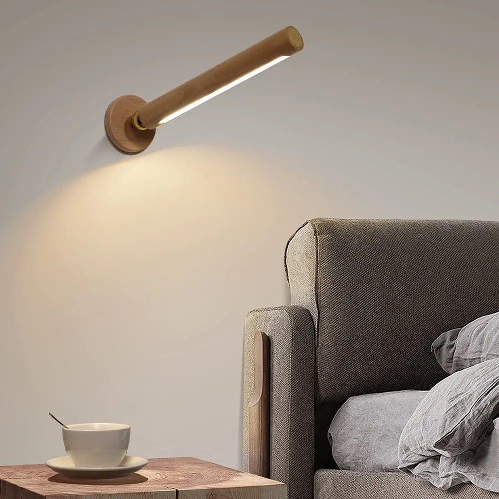 

Настенный светильник с зарядкой от USB, вращающийся на 360 °