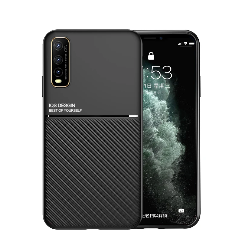 Enhanced Anti-Slip Magnetic Shockproof Phone Case with Back Cover