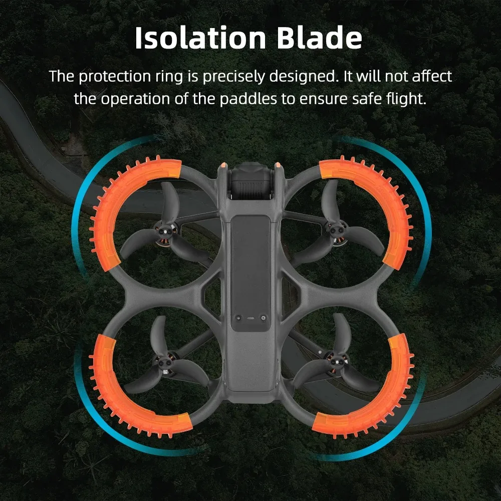 Drone Accessories Propeller Protector For DJI Avata 2 Drone Prop Bumper Rings Anti-drop Lightweight Protection Cover