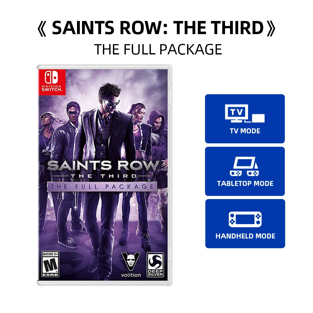 Saints Row: The Third - The Full Package Shows Nintendo Switch