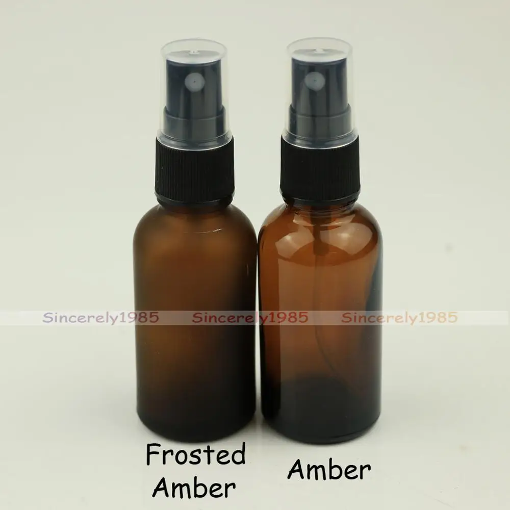 5X 10X 5/10/15/20/30/50/100ML BlueGreen Clear Amber Glass Spray Bottle Essential Oil Sprayer Portable Refillable Travel Bottl