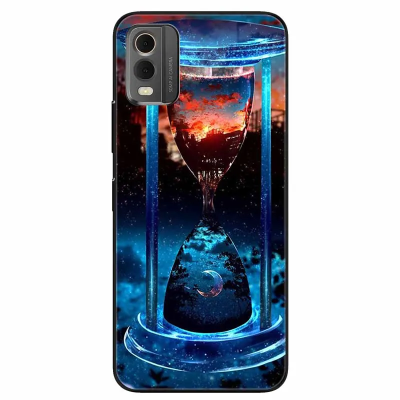 Cartoon Silicone Protective Soft Bumpers with Cool Wolf Design Phone Case