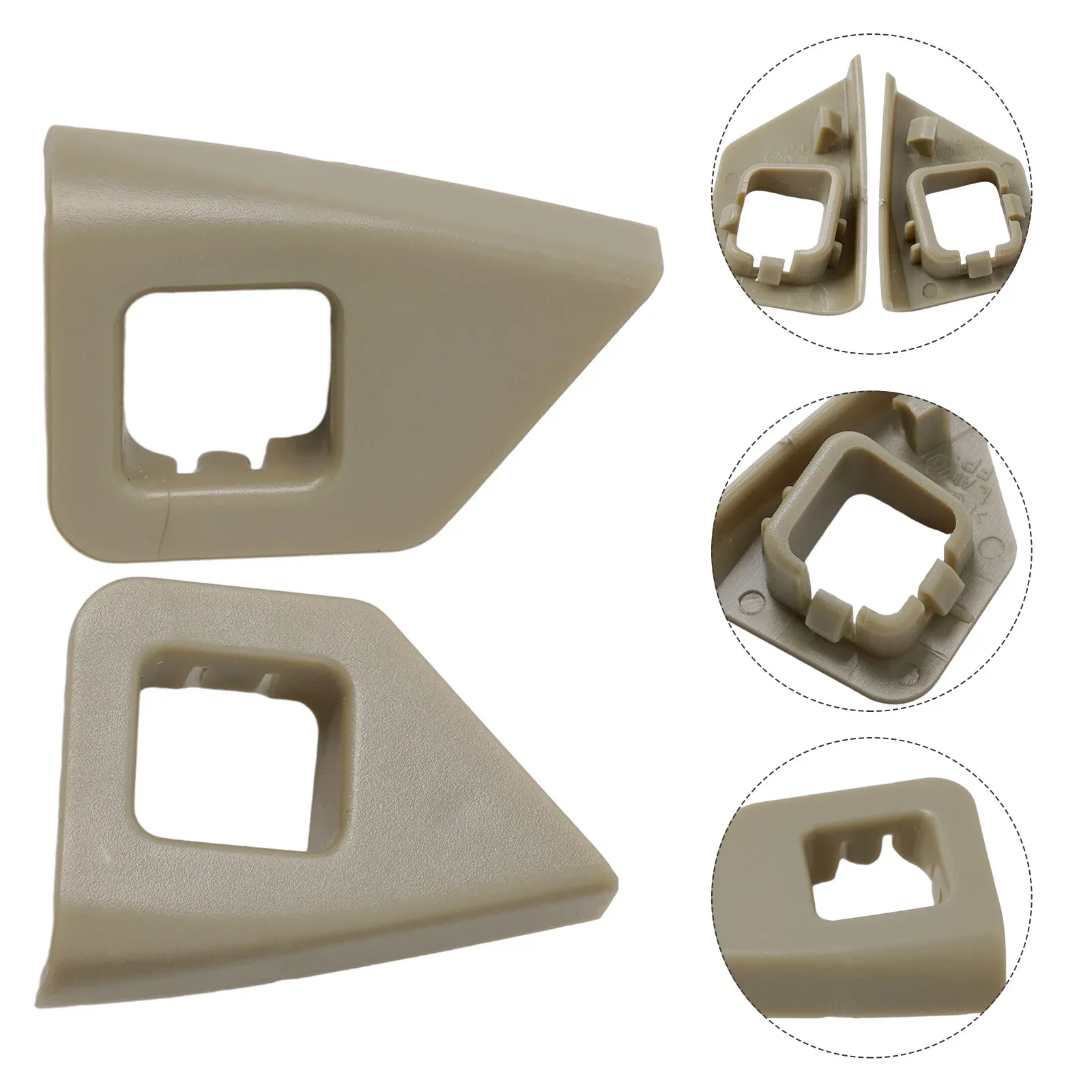 2PCS Car Glove Box Door Cover Fixed Lock Bracket Left Right Side Plastic For Toyota Camry XV40 2006-2011
