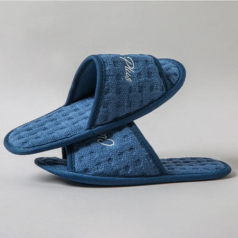 Cotton Soft Sole Silent Slippers Exposed Toes Neutral Comfortable Minimalist Slippers indoor zapatos mujer home cotton shoes