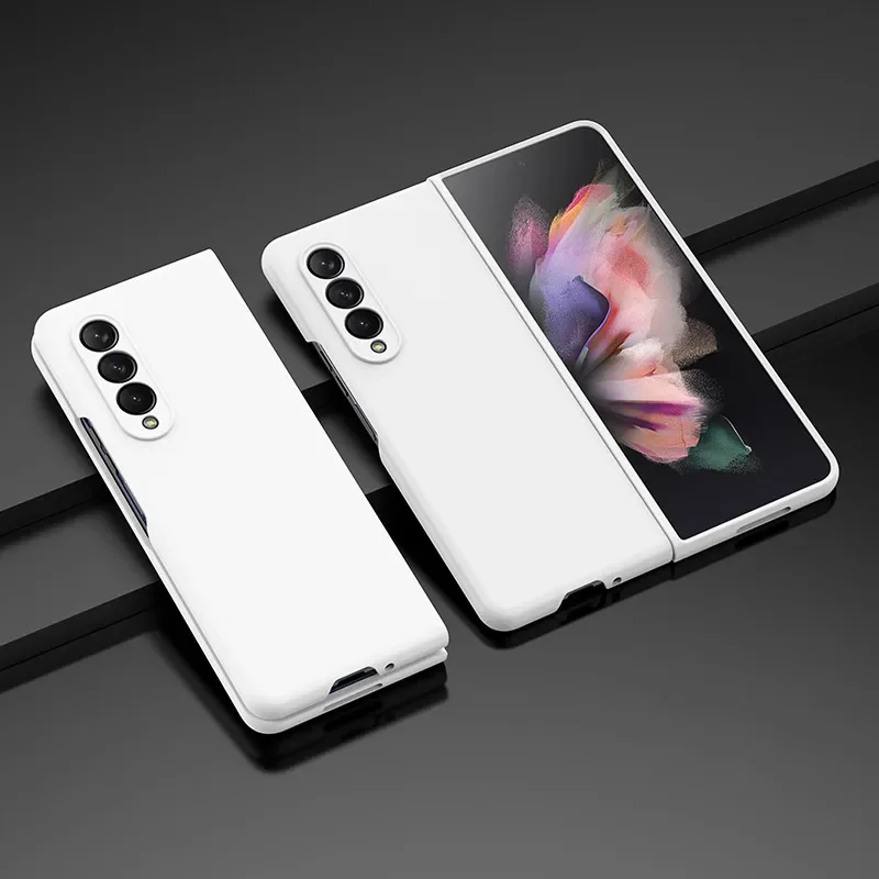 Premium Plain Protective Case for Foldable Smartphones - Durable Cell Phone Cover