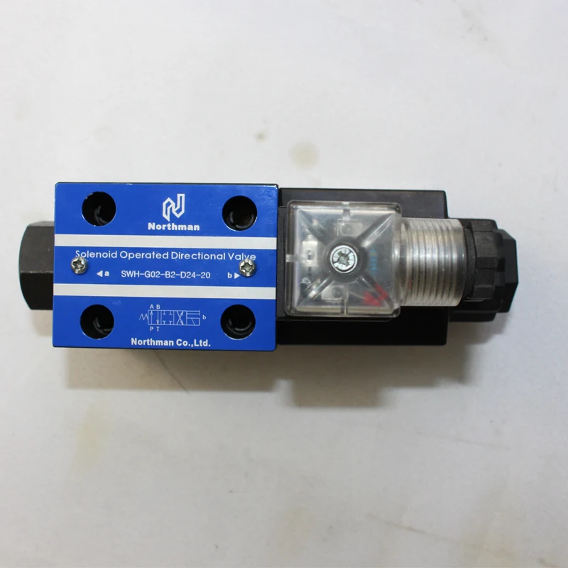 

Northman Hydraulic solenoid valve solenoid operated dire ctional valve SWH-G02-B2-D24-20 Northman co ltd