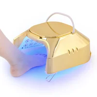Advanced Unique Mirror-finish Interior Dual Light Nail lamp Rechargeable Portable 86W LED UV Nail Lamp machine 2