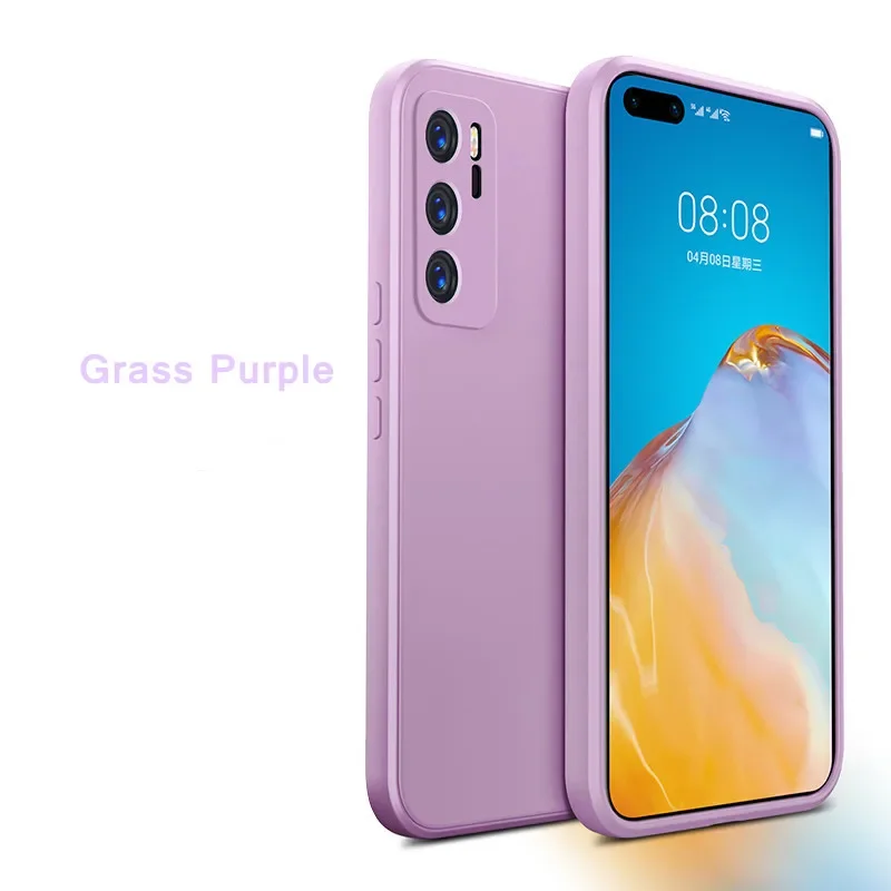 Luxury Original Liquid Silicone Soft Phone Case Cover