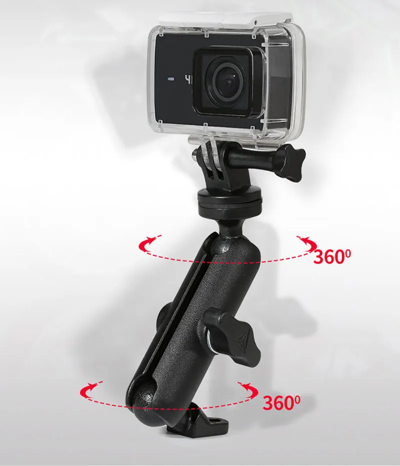 Support de caméra action pour guidon moto vélo - Insta360 Go Pro