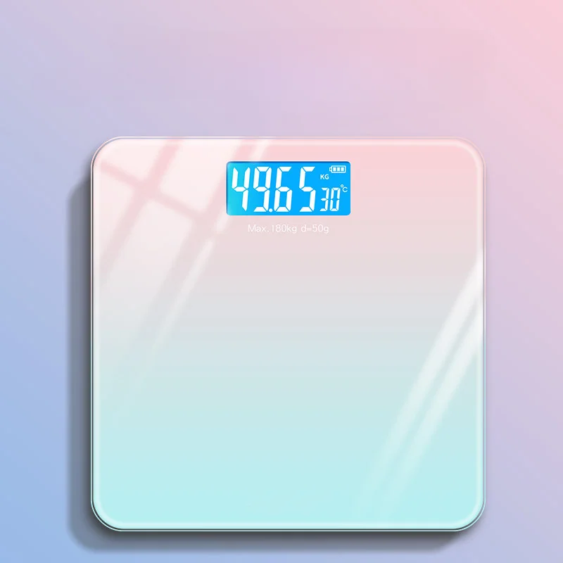 Weight Scale Smart LED Hidden Screen Electronic Scale Family Bathroom Small Human Health Weighing