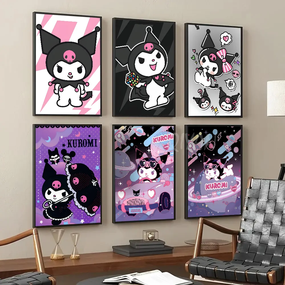 

Kawaii Cute Poster Paper Print Home Living Room Bedroom Entrance K-Kuromis Bar Cafe Art Painting Decoration