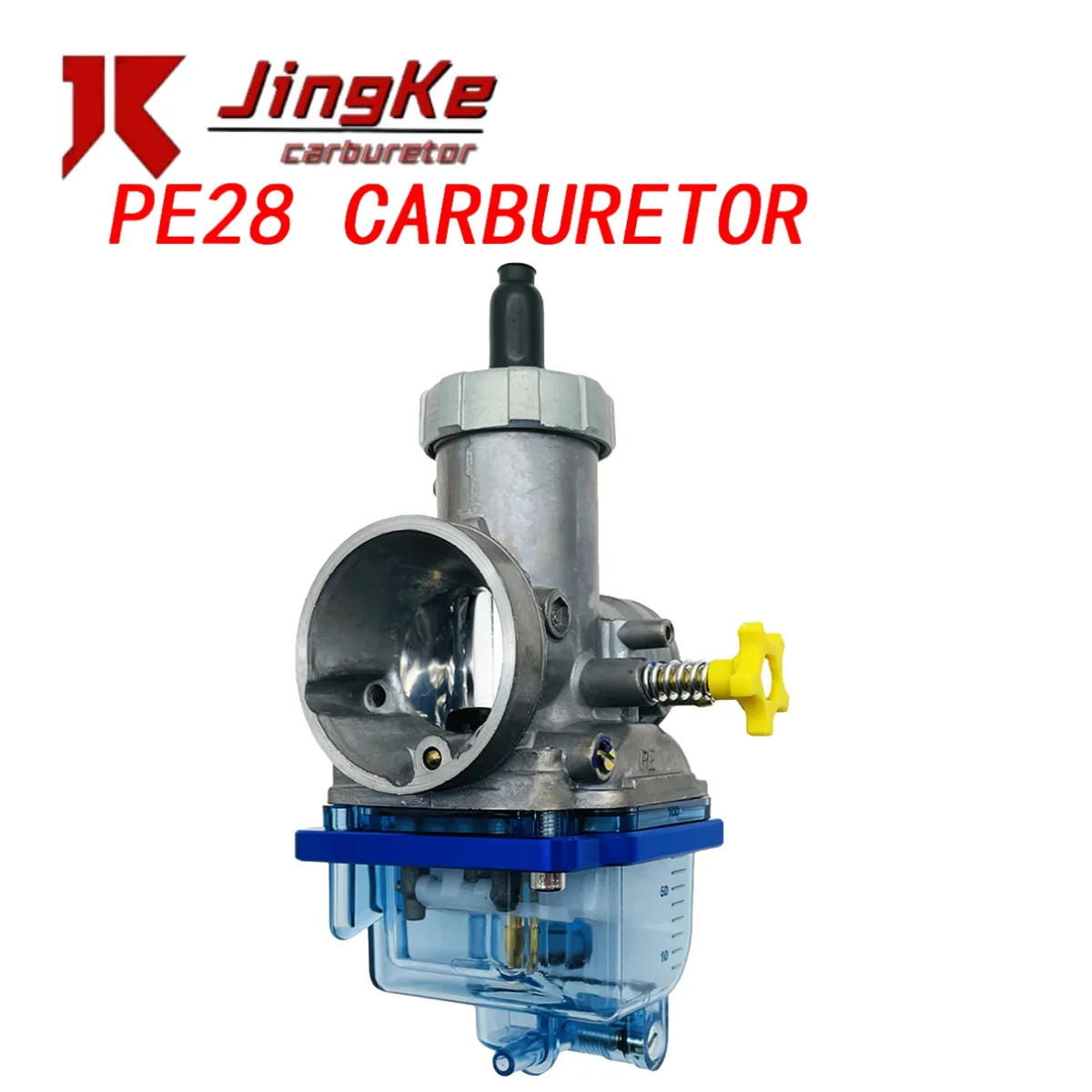 JINGKE Carburetor Suitable PE28 NSR150 28MM Beach Car 150CC-250CC 2T 4T Travel Modified Motorcycle Transparent Lower Cover