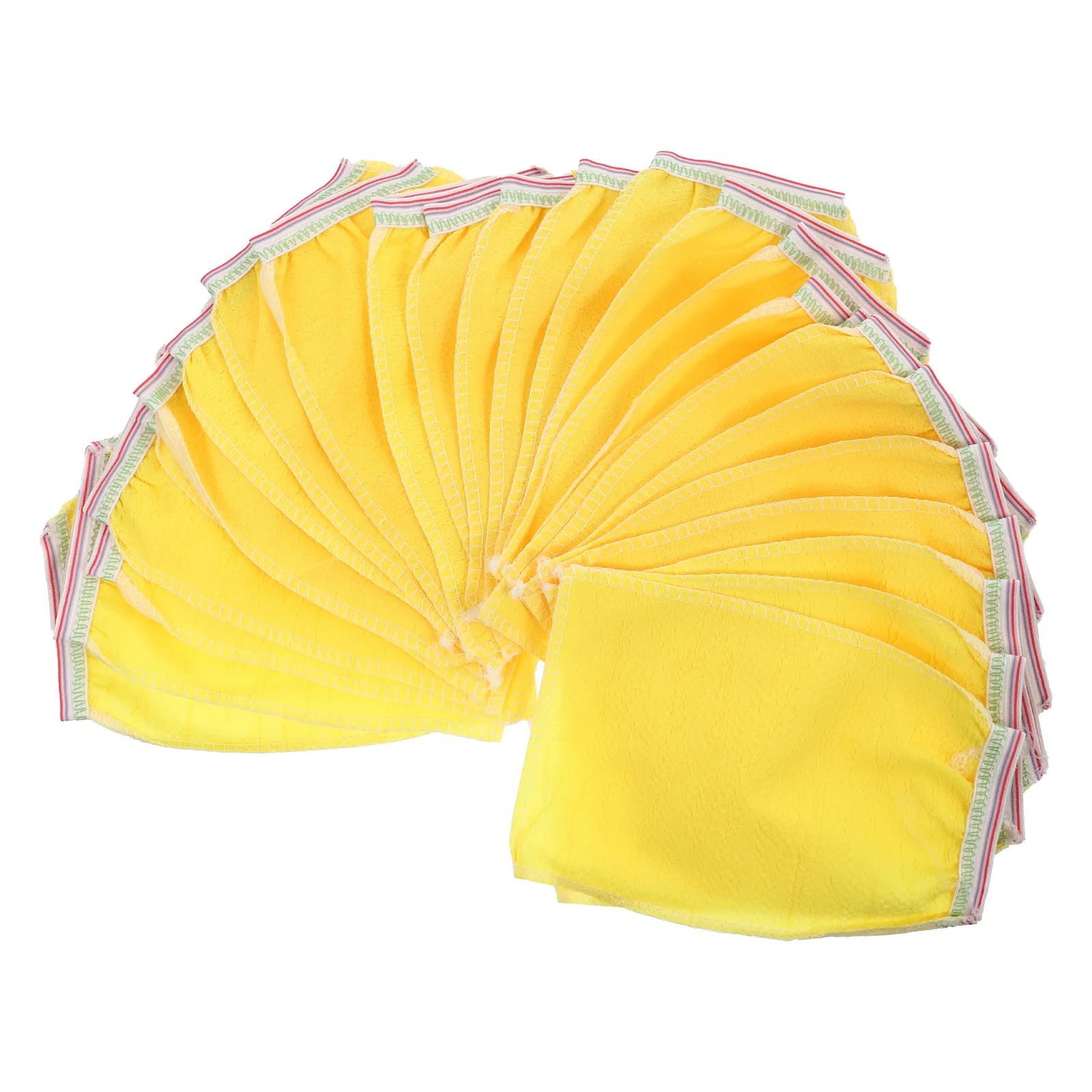 

Beaupretty Disposable Bath Towel Body Scrubs Women Bathing Gloves Loofah Scrubber Cloth Yellow Sponge Shower Towels Body