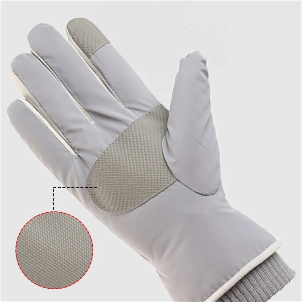 Winter Ski Gloves Men Waterproof Warm Snowmobile Gloves Women Thicken Thermal Snow Gloves With Touchscreen Function 3