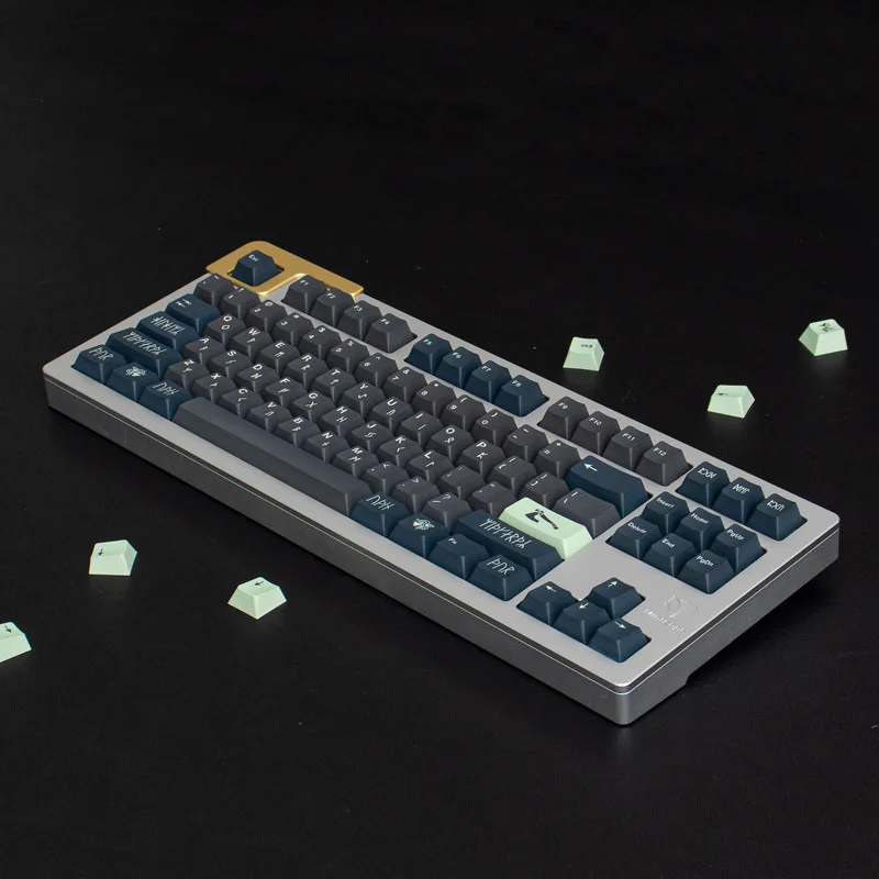 GMK NORSE duży zestaw wiśniowy profil PBT Keycap angielski