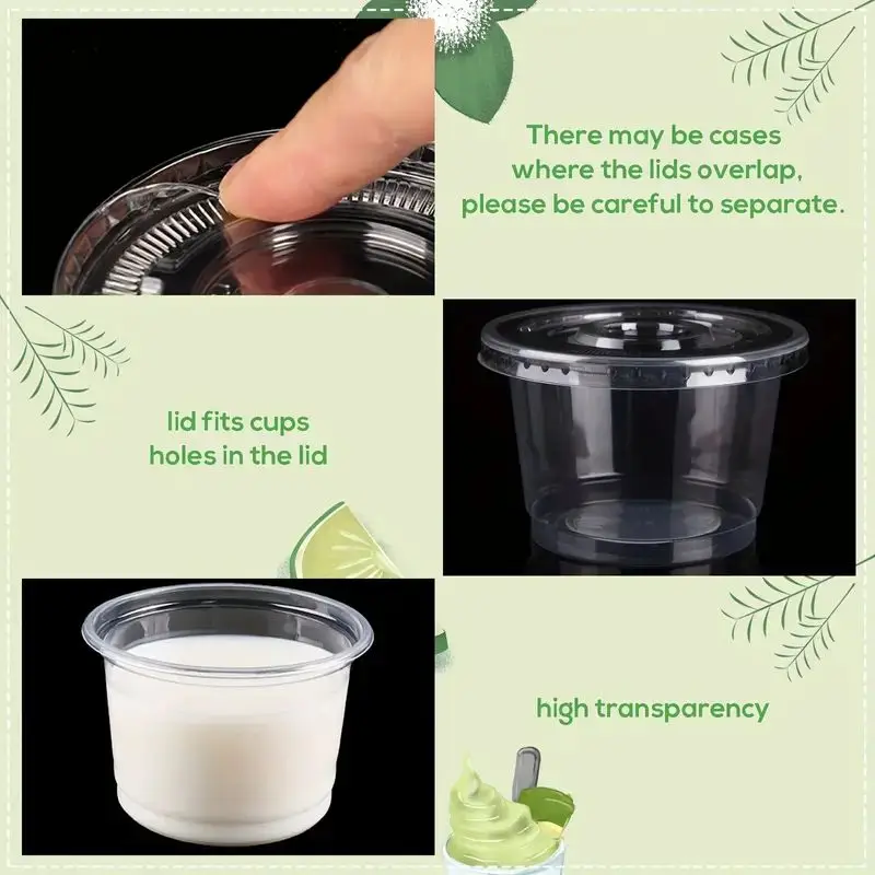 Plastic Cups with Lids Large Capacity