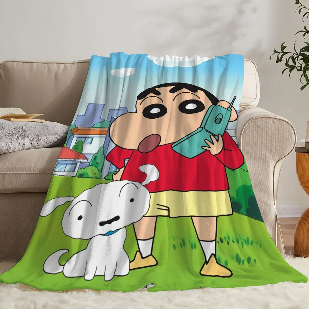 Hood Blanket Oversized 200x300 Crayon Shins Chan Thermal Blankets for Bed Throw Blanket for Sofa Luxury Blankets King Size Knee 2
