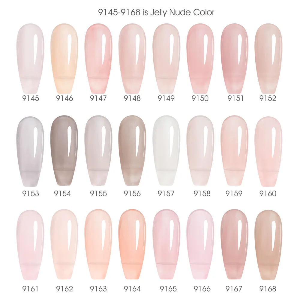 Canni HEMA-Free TPO-Free Transparent Nude Jelly Nail Gel Lacquer - 9ml