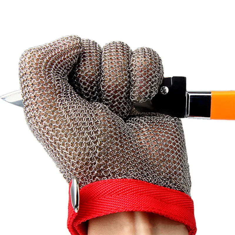 Перчатка антирежущая из нержавеющей стали для работы