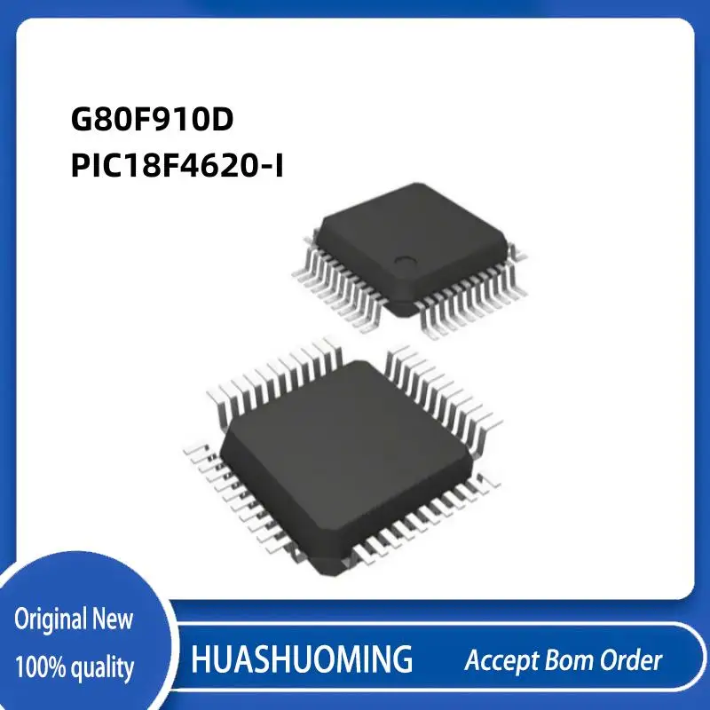 

5Pcs/Lot G80F910D G80F910 80F910 QFP44 PIC18F4620 PIC18F4620-I/PT PIC18F4620-I 18F4620 TQFP44