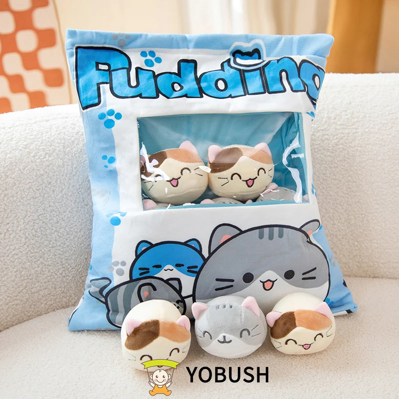 PuddingCatsBagBlueYellowPlushMiniAnimalsDolls8PiecesSnackBagFoodPlushieKids.jpg