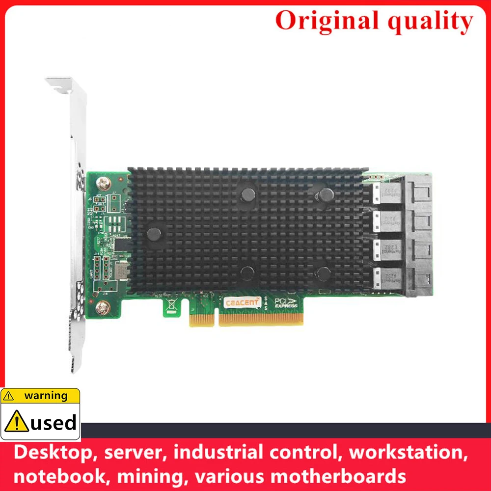 

For 9400-16I LSI SAS3416 16 Internal Port SFF8643*4 SAS,SATA,NVMe SSD HBA 12Gbs Sealed