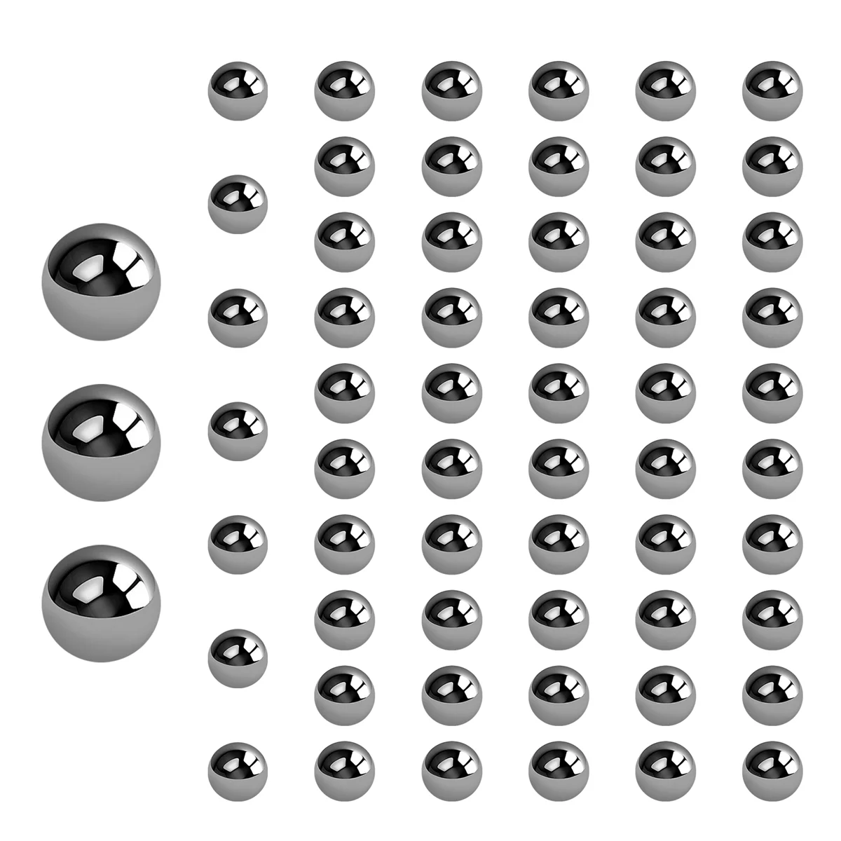 60 Pcs 4mm Dia Bicycle Steel Bearing Ball Replacement
