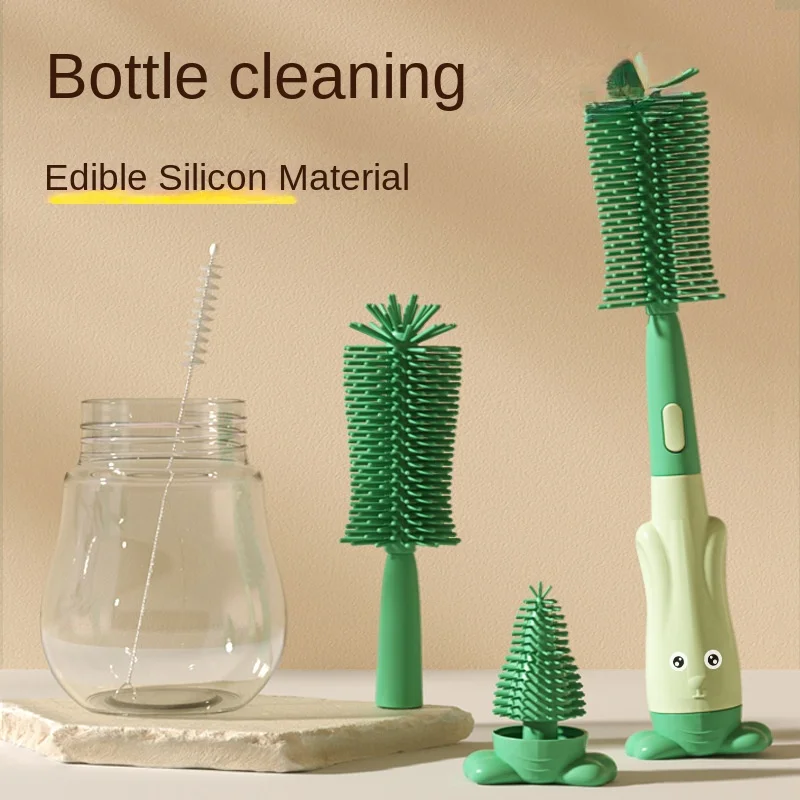 Silicone Bottle Brush  Mason Jar Cleaning Brush