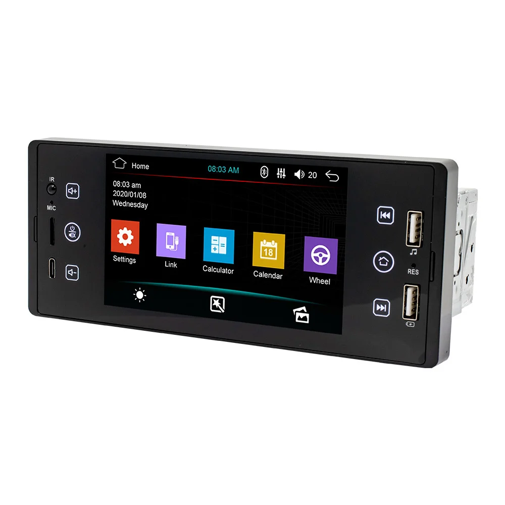 5PCS SW150 New 5-inch Car Mp5 Player Bluetooth Music Hd Video Reverse Image Multi-function Car Radio