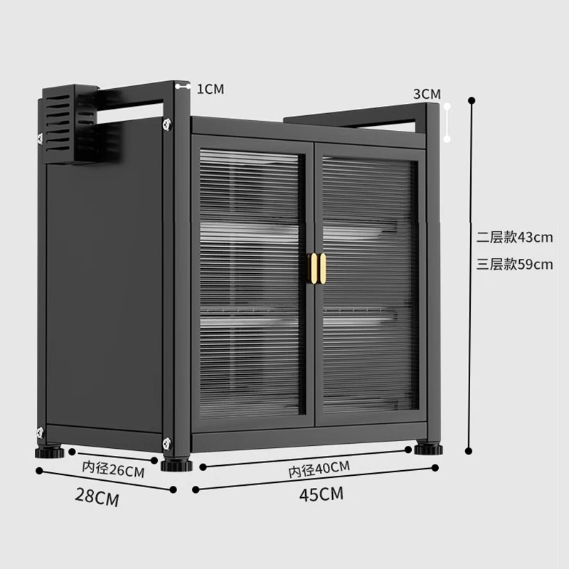 Modern Kitchen Storage Cabinet Multifunction Dust Prevention Drain Rack Cupboard Sideboard Kitchen Furniture Arm&aacute;rio Cozinha FYS