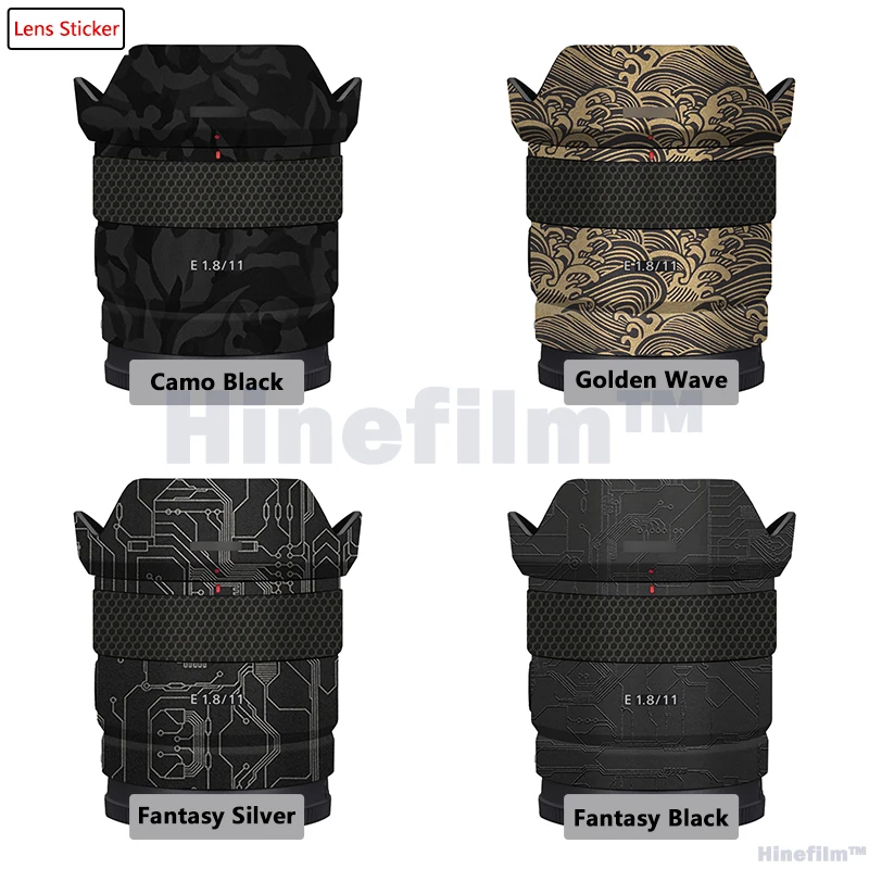 e 11mm f1.8 lente adesivos sel11f18 protetor capa filme 3m vinil