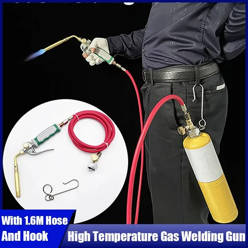 Flamethrower Torch High Temperature Welding Gun With 1.6M Hose Hook Propane Cylinder Welding Maintenance
