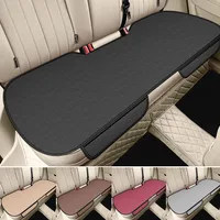 Universal Breathable Car Seat Cushion Non-slip Wear-resistant Rear Seat Cushion Solid Color Ice Silk Auto Protector Mat Pad 1
