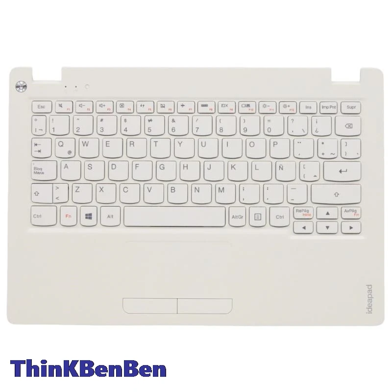 

Крышка для латиноамериканской испанской белой клавиатуры с верхним корпусом для Lenovo Ideapad 100s 11 11IBY 5CB0K48360