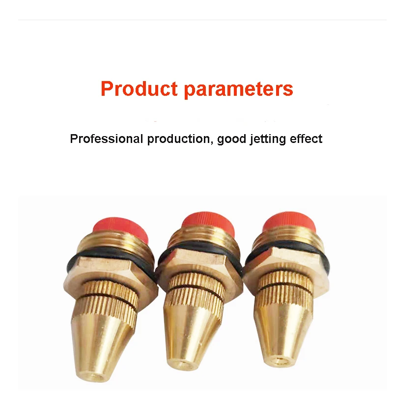 1/2 Inch Brass Spray Adjustable Water Flow Misting Nozzles Garden Irrigation Water Mist Outdoor Cooling Systems Tools