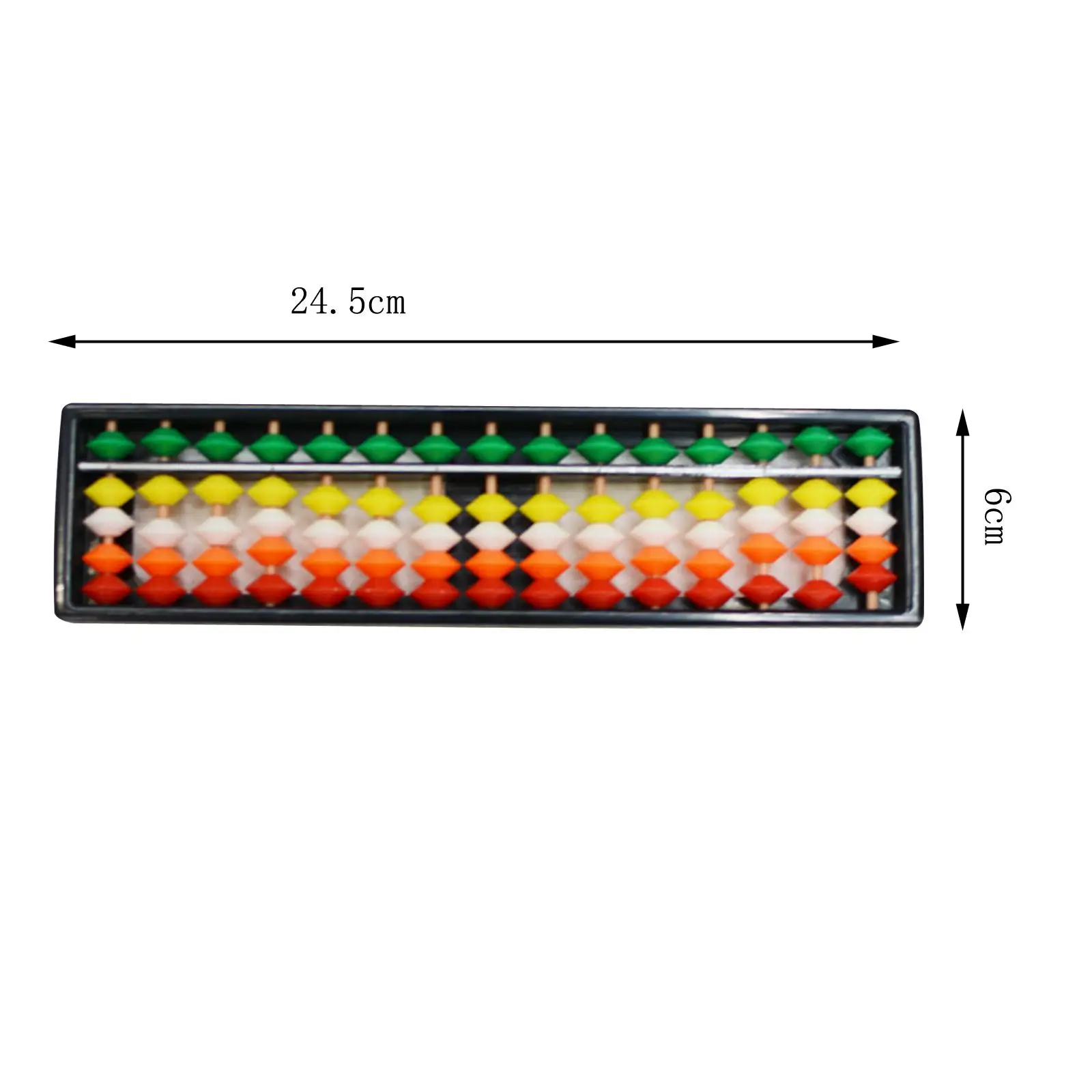 Professional Abacus Colorful Beads,Kid Calculating Tool Educational Toy with Reset Button for Kids Kindergarten Adults