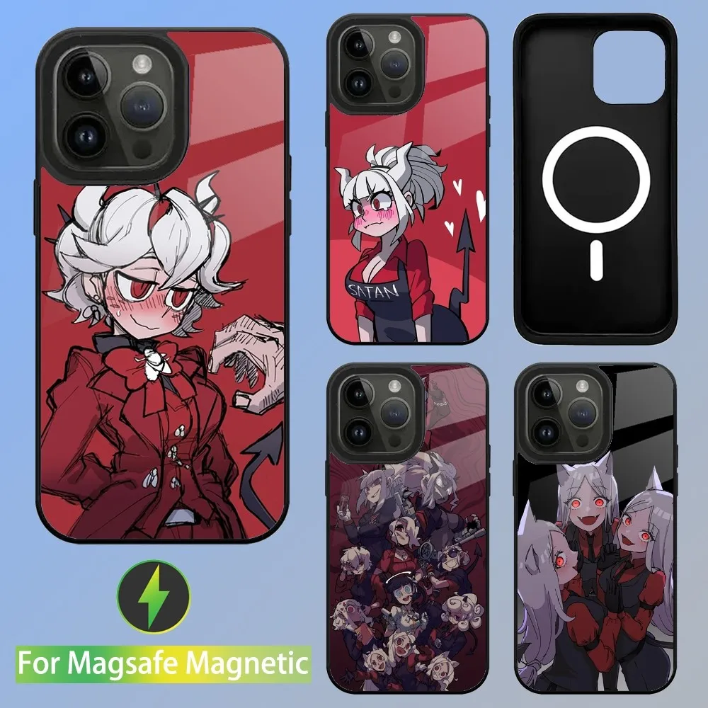 Чехол для iPhone 15,14,13,12,11,Plus,Pro,Max Mini Magsafe с магнитной беспроводной зарядкой